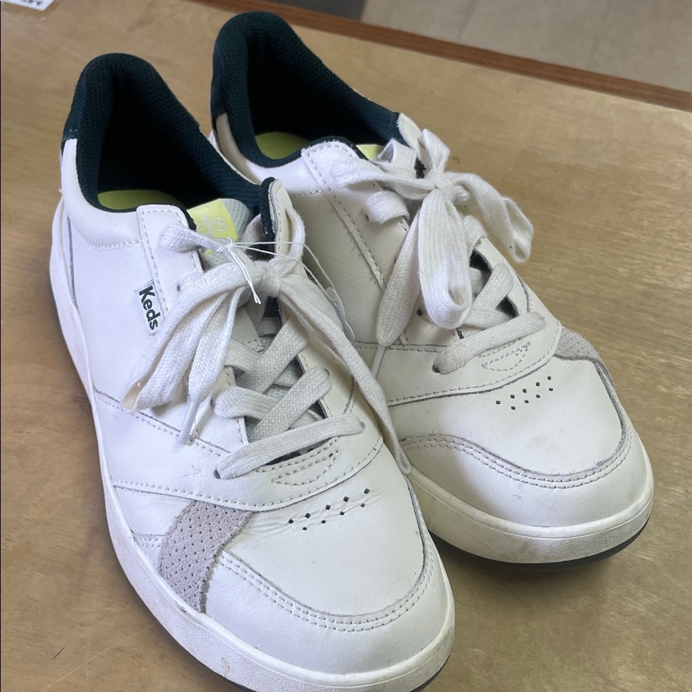 Keds Classic White Lace-Up Sneakers